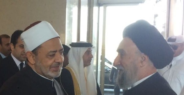 الامين | برقية العلاّمة السيد علي الأمين إلى سماحة الإمام الأكبر شيخ الأزهر الدكتور أحمد الطيّب